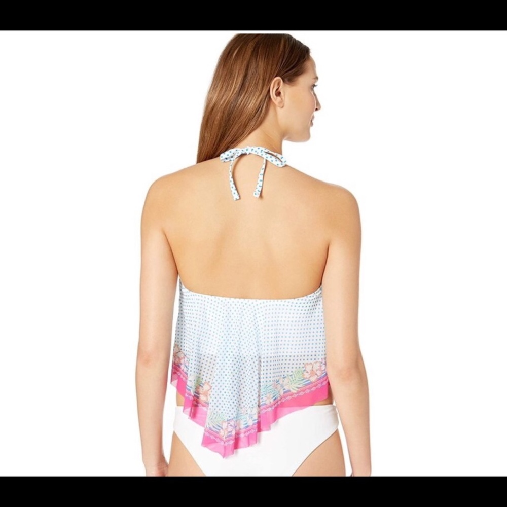 CoCo Reef White Multi Mesh Tankini sz 34C - Picture 4 of 5